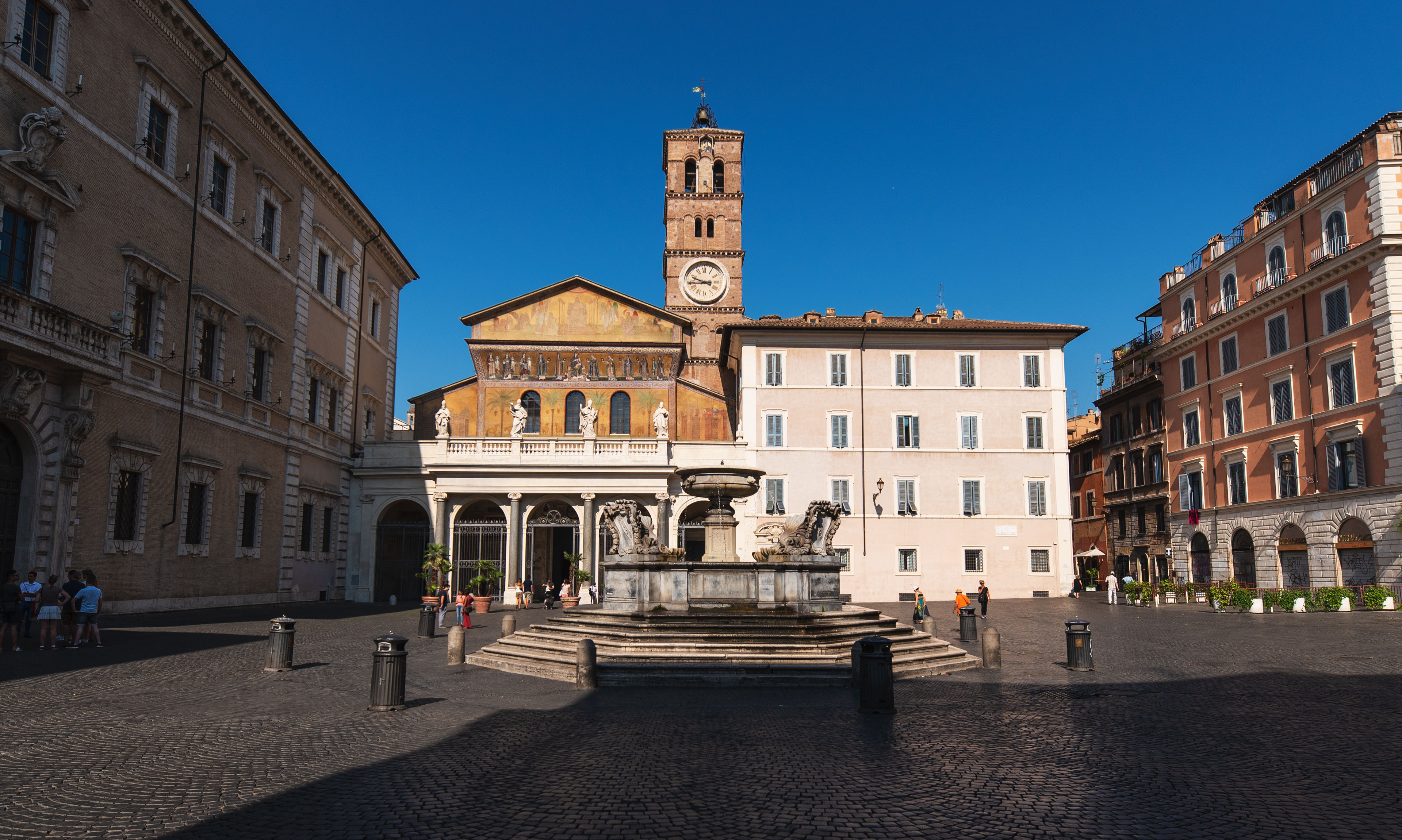 Basilica Di Santa Maria In Trastevere Roma Dixit